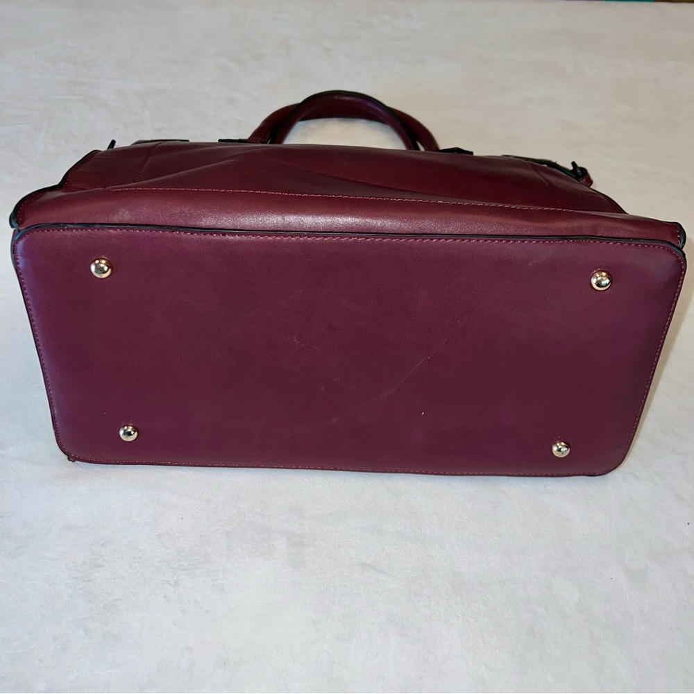 Cato Maroon Shoulder Bag - Picture 6 of 12